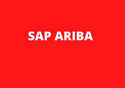 CURSO SAP ARIBA ONLINE CURSO SAP ARIBA ONLINE