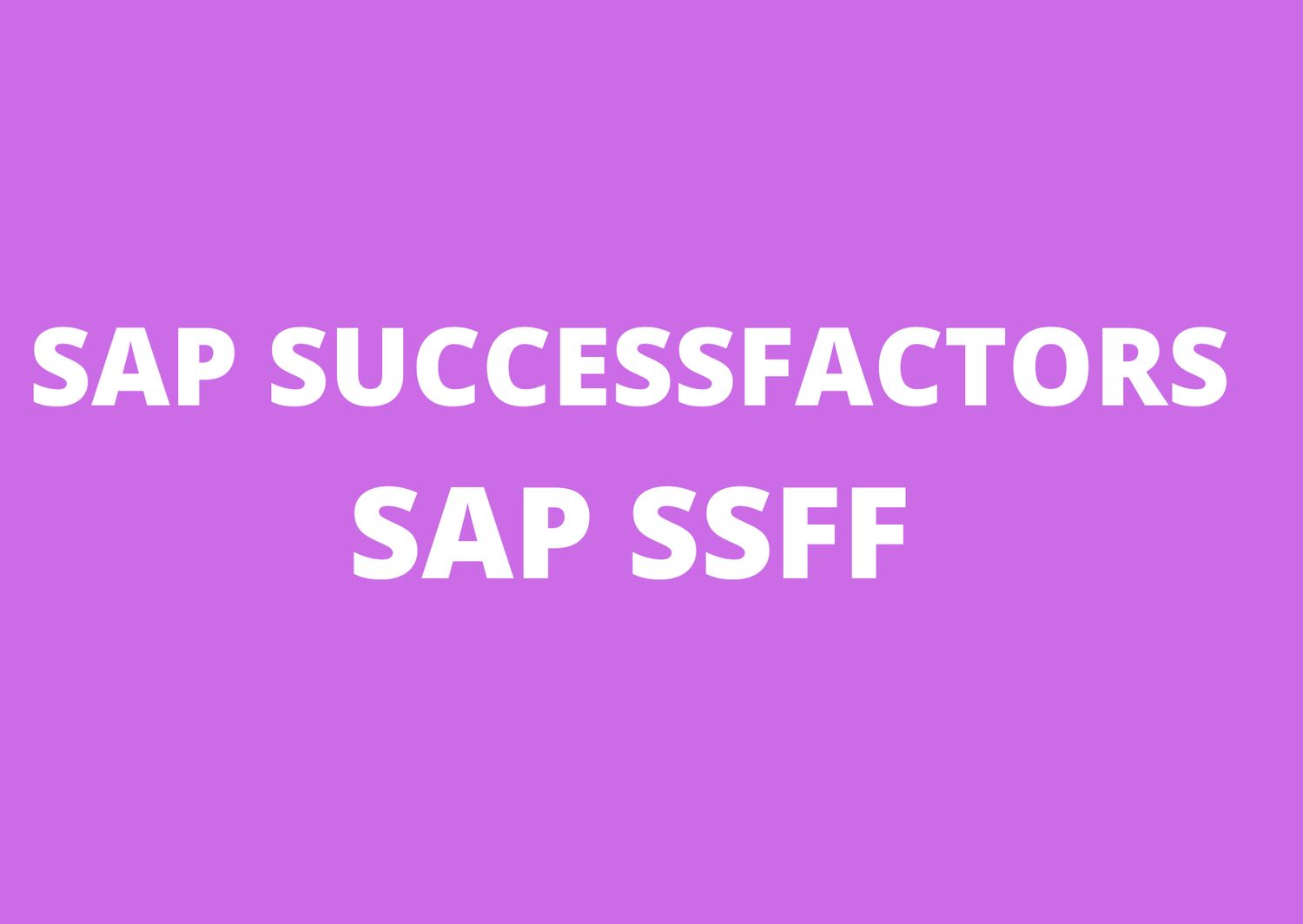 CURSO CONSULTOR SUCCESSFACTORS RECLUTAMIENTO ONLINE