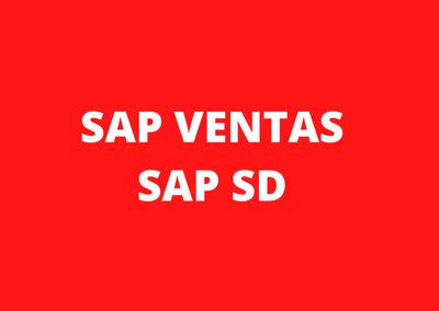 CURSO CONSULTOR SAP SD S/4 HANA VENTA ONLINE