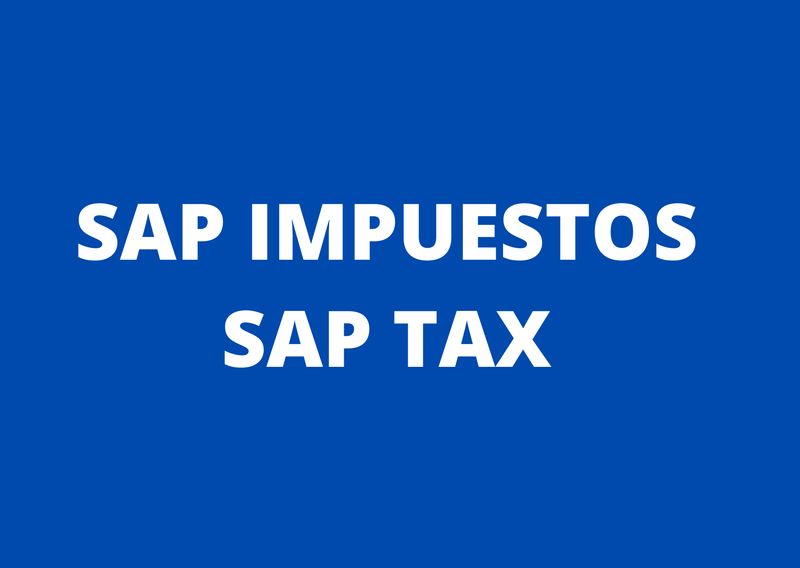 CURSO SAP FISCAL SII -IMPUESTOS