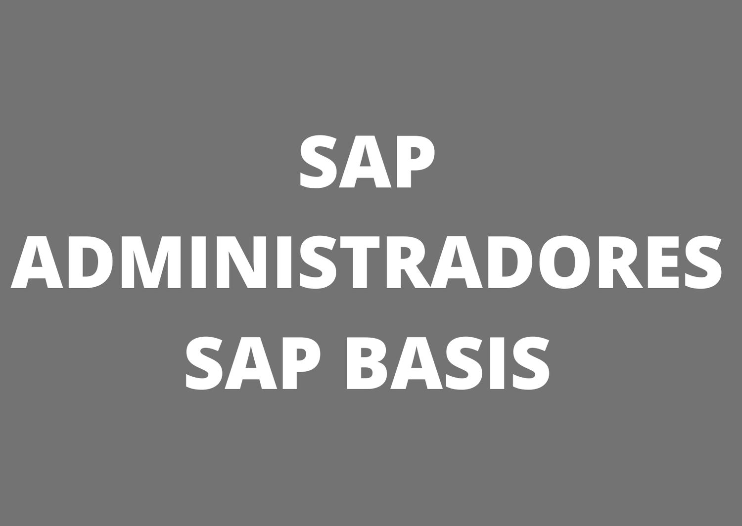 CURSO SAP BASIS HANA EXCLUSIVO