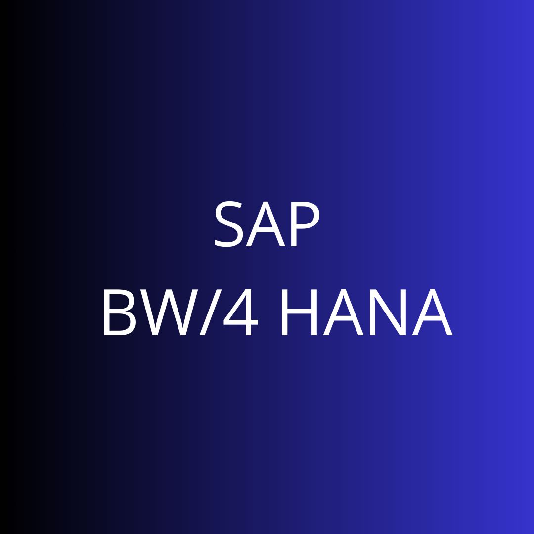 CURSO SAP BW/4 HANA