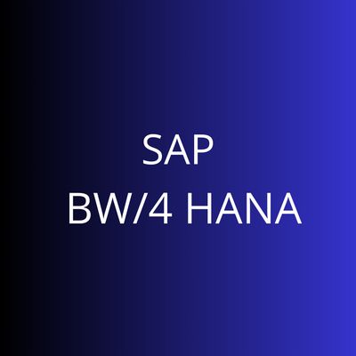CURSO SAP BW/4 HANA CURSO SAP BW/4 HANA