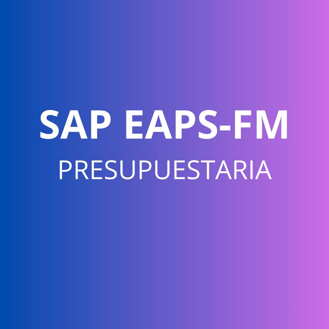 CURSO SAP FM EAPS CONTROL PRESUPUESTARIO