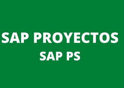 CURSO CONSULTOR SAP PS GESTION PROYECTOS S4HANA