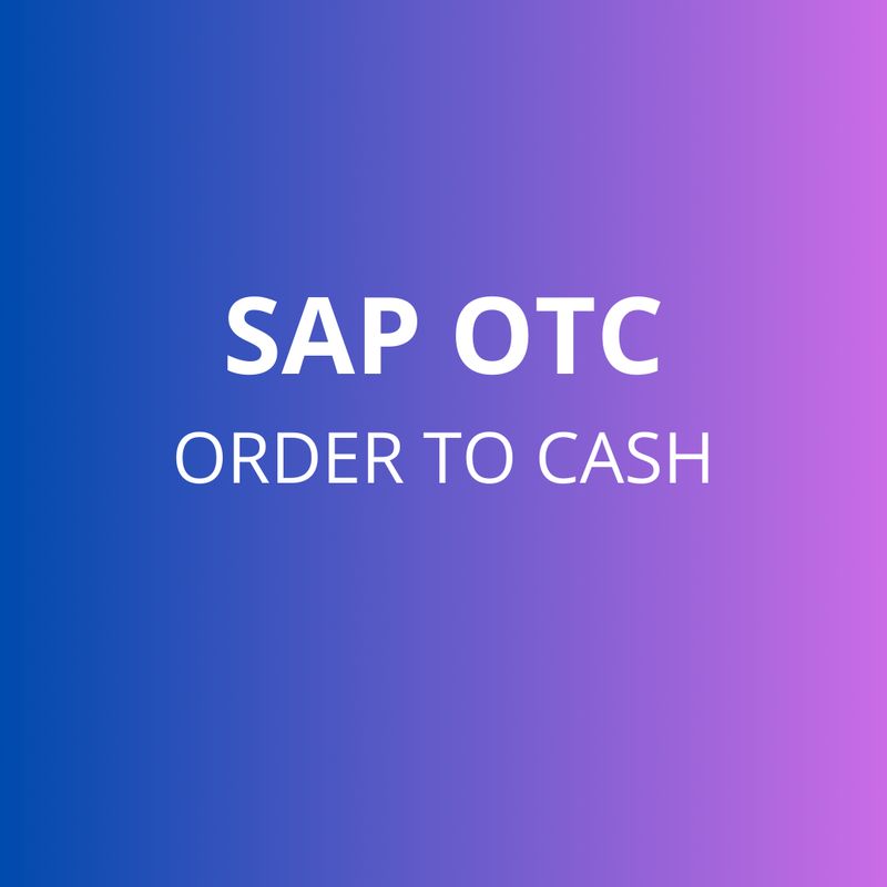 CURSO SAP OTC ORDER TO CASH -SD+FI