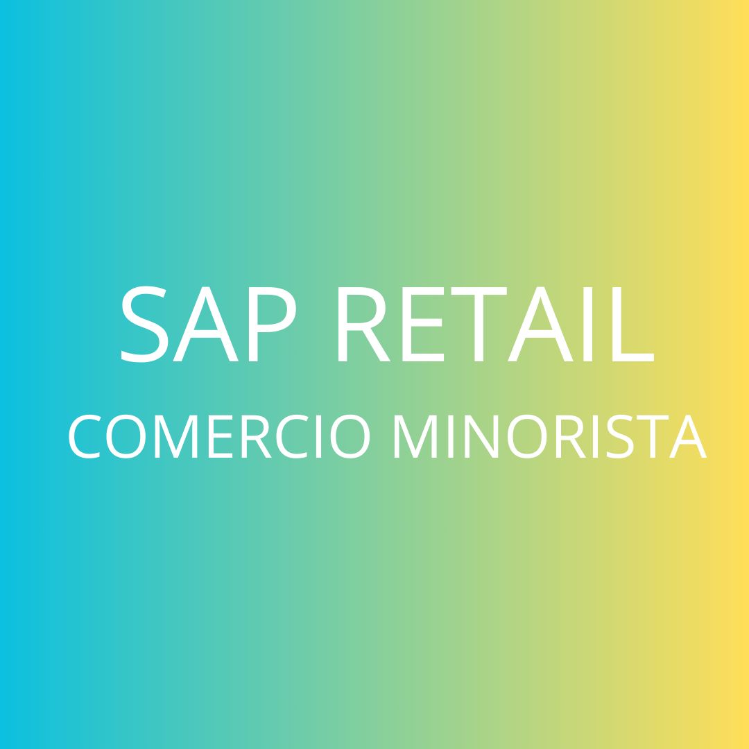 CURSO SAP RETAIL COMERCIO MINORISTA