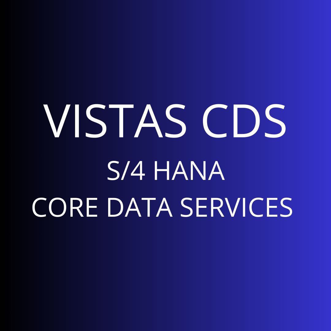 CURSO VISTAS CDS S/4 HANA
