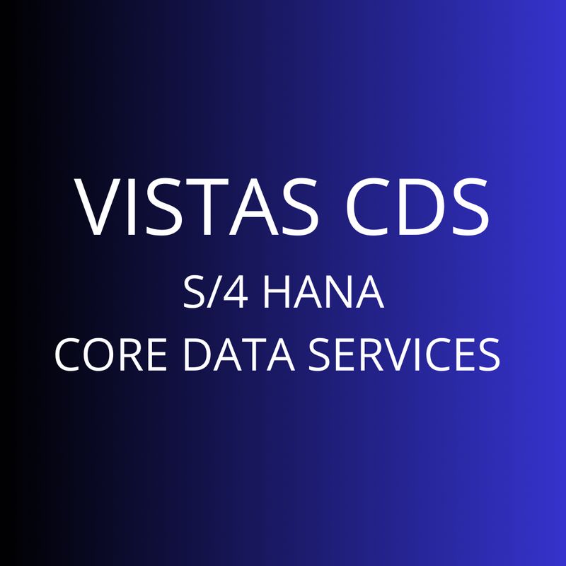 CURSO VISTAS CDS S/4 HANA
