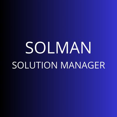 CURSO SOLMAN 7.2 SOLUTION MANAGER SAP