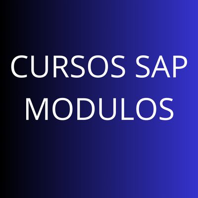 CURSOS SAP MODULOS