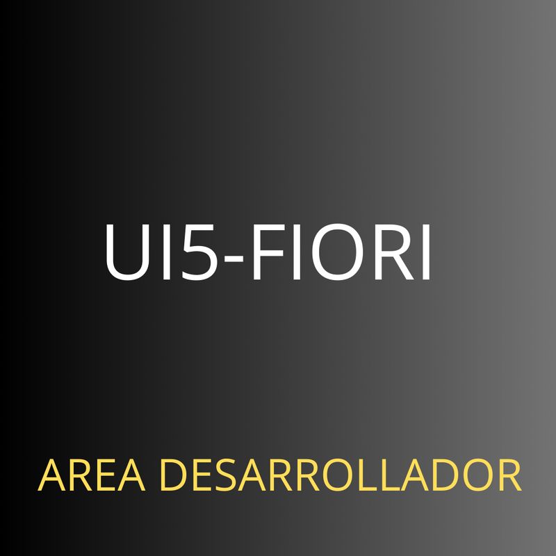 CURSOS SAP UI5 FIORI