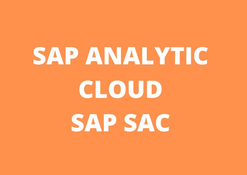 CURSO CONSULTOR SAP ANALYTICS CLOUD PLANNING SAC