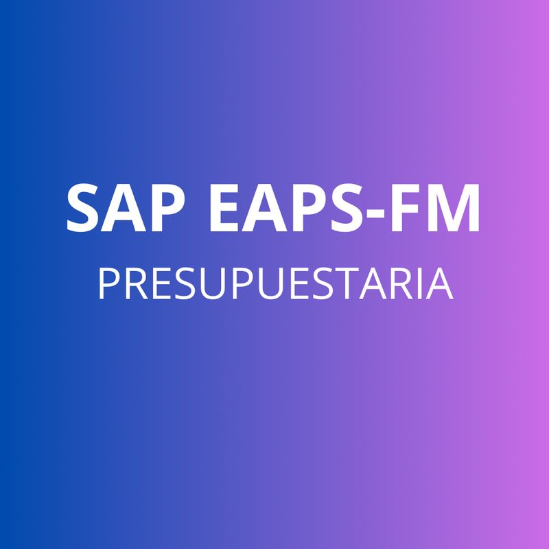CURSO SAP FM EAPS CONTROL PRESUPUESTARIO