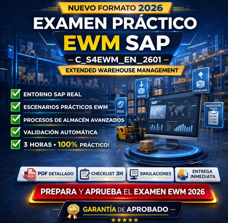 Preparacion Examen Practico SAP EWM 2026 C_S4EWM System Based