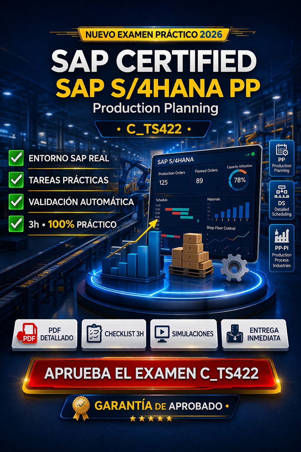 Preparacion Examen Practico SAP PP 2026 – C TS422 SystemBased