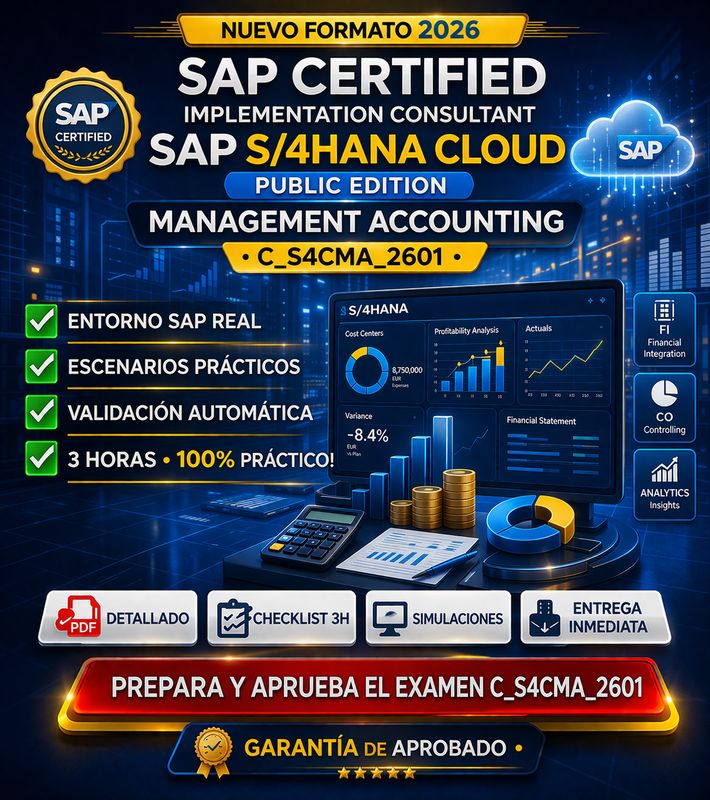 Preparacion Examen Practico SAP CO PUBLIC CLOUD 2026 C_S4CCO System-Based