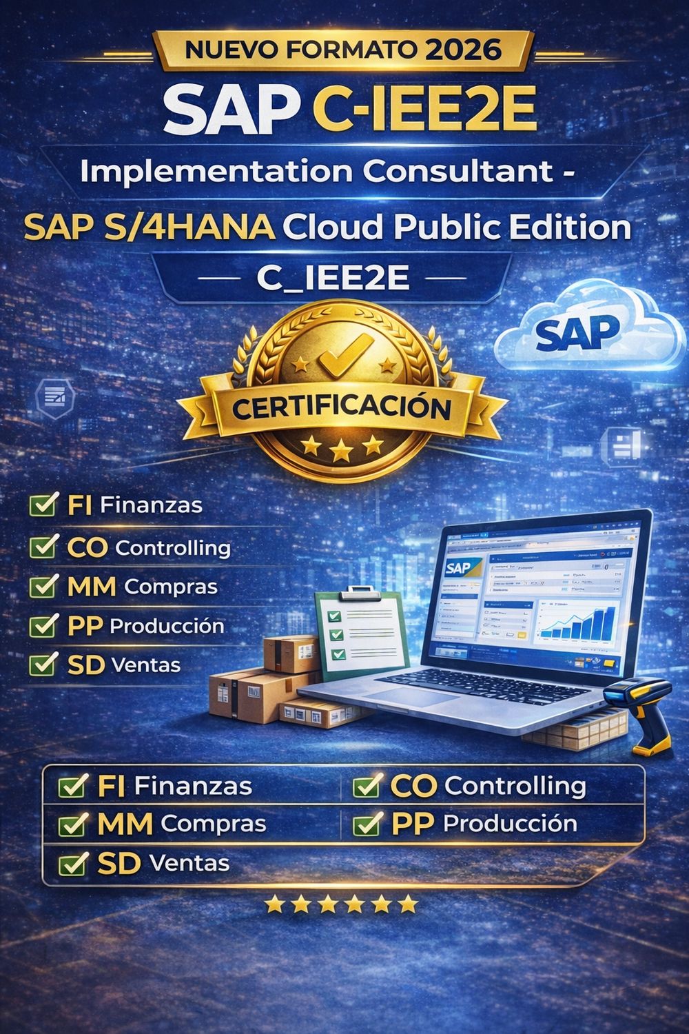 Preparación Examen Práctico SAP C_IEE2E 2026 – End-to-End Business Processes