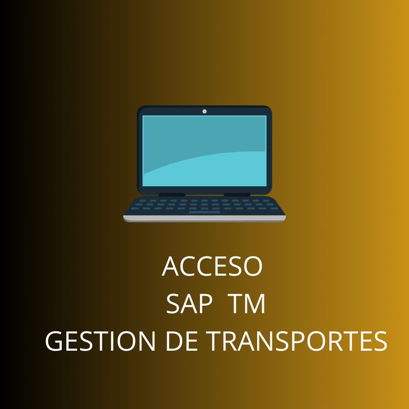 ACCESO SAP TM GESTION DE TRANSPORTES 3 MESES