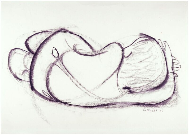 Fuchs, Alfred (1925-2003), Lying Boy, 1996 Fuchs, Alfred (1925-2003), Lying Boy, 1996