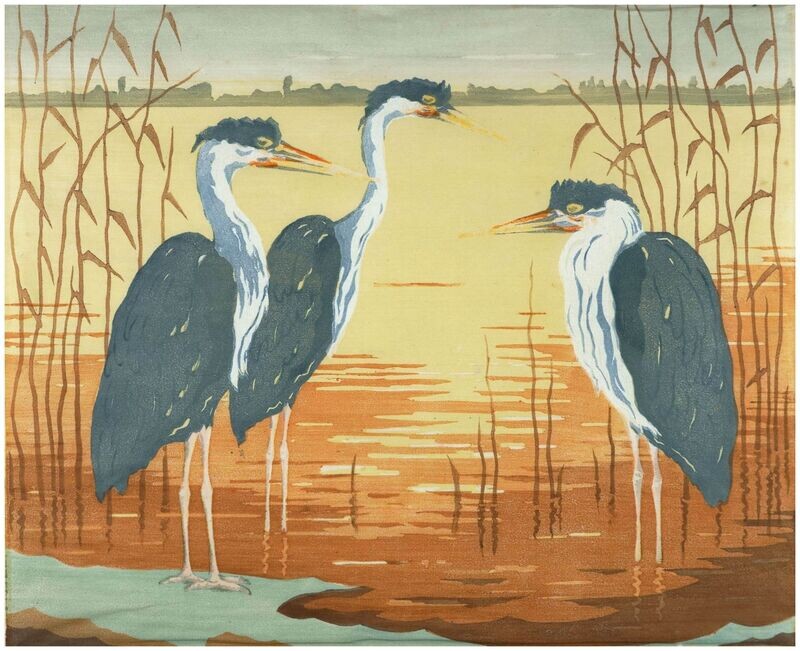 Hayder, Rudolf (1st half of the 20th century), Herons