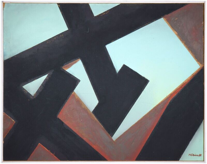 Möbius, Jürgen (*1939 Großenhain), Tektonische Spannung, 1981