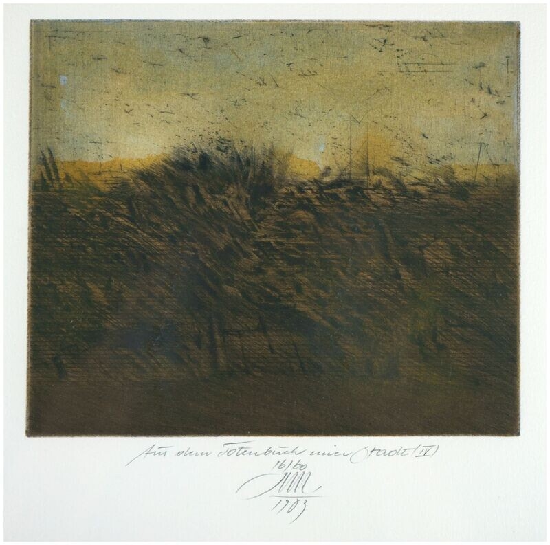 Mordstein, Karl (1937-2006), Aus dem Totenbuch einer Stadt (IV), 1983