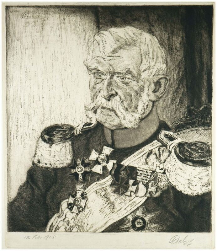 Pankok, Bernhard (1872-1943), General Wilhelm von Blume, 1915