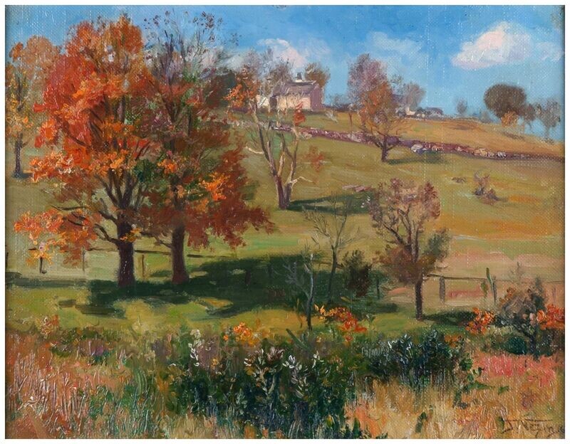 Vezin, Frederick (1859-1933), Herbstlandschaft im Sonnenlicht, 1905
