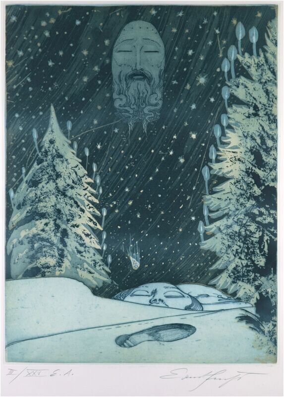 Fuchs, Ernst (1930-2015), The Lost Trace, 1972 Fuchs, Ernst (1930-2015), The Lost Trace, 1972