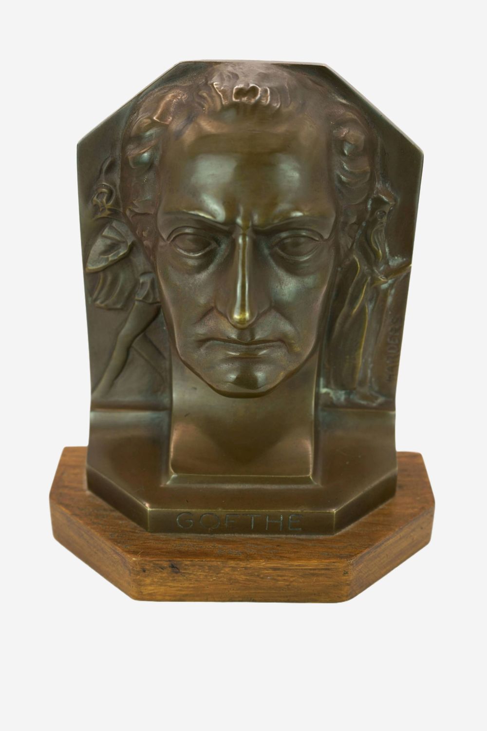 Harders, Hans (1875-1955), Goethe (bookend), c. 1935