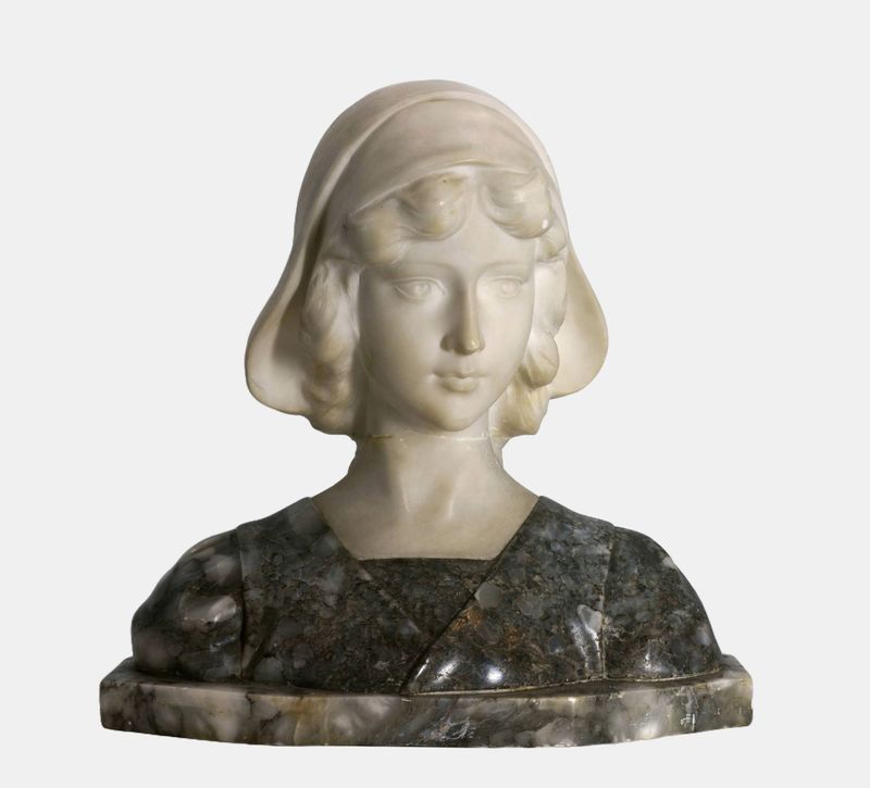 Anonymous, Bust of a young woman, c. 1900