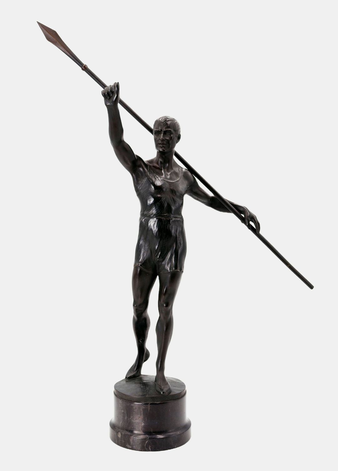 Iffland, Franz (1862-1935), Speerwerfer, nach 1910