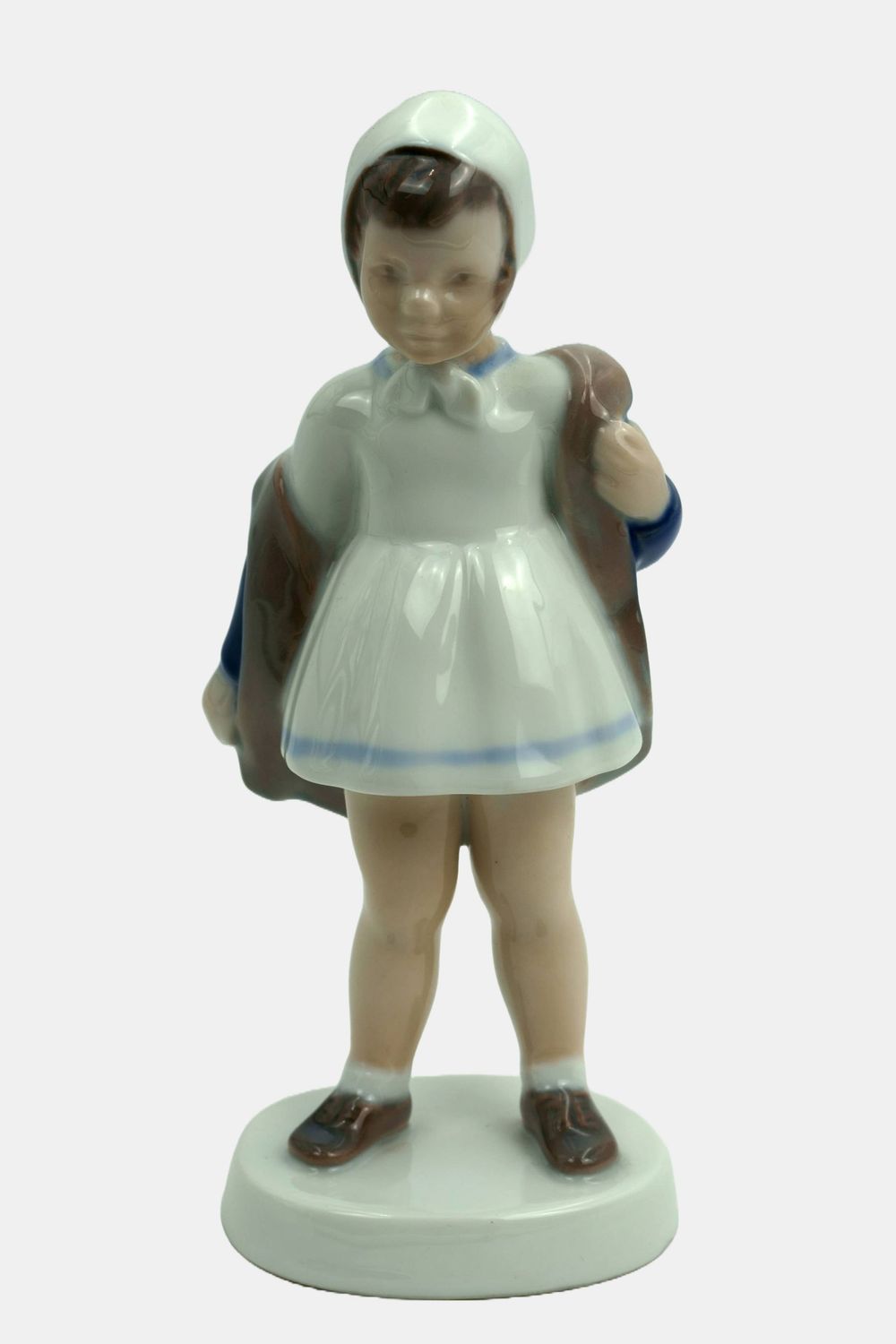 Bing & Gröndahl / Weiss, Claire (1906-1997), Mädchen mit Jacke