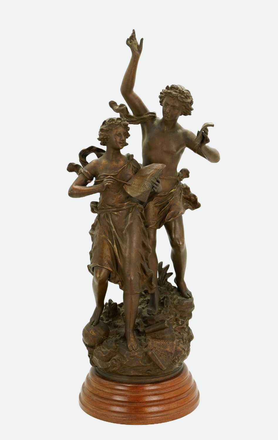 Rancoulet, Ernest (1842-1918), Allegorie des Fortschritts, um 1890