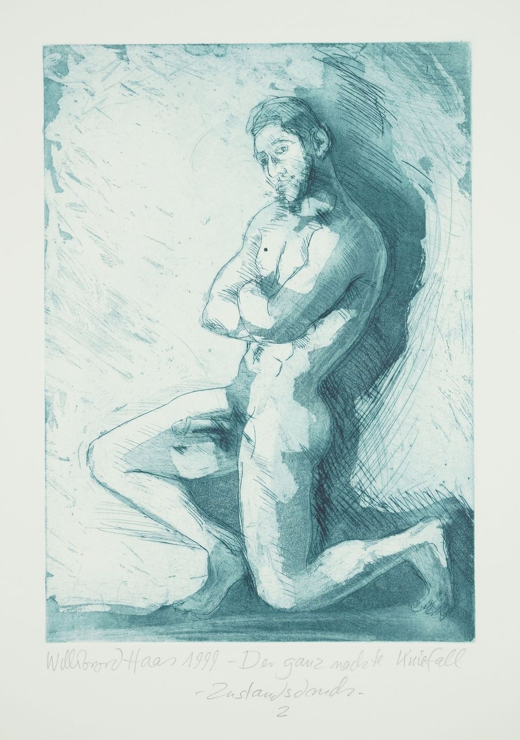 Haas, Willibrord (*1936), Der ganz nackte Kniefall, 1999