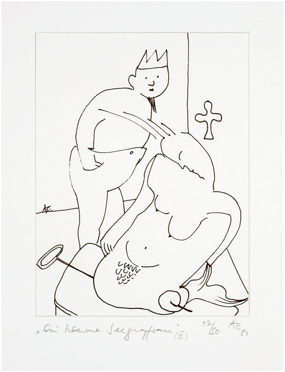 Adam, Christian (1941-2021), Die kleine Seejungfrau, 1987