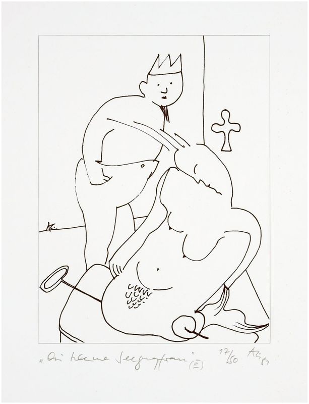 Adam, Christian (1941-2021), Die kleine Seejungfrau, 1987