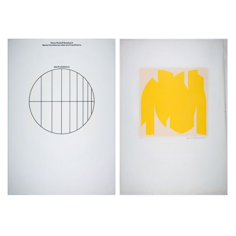 Bosshard, Hans Rudolf (*1929), Sechs Variationen über ein Kreisthema, 1967