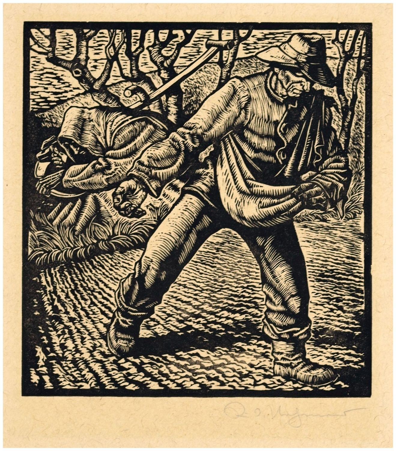 Nehmer, Rudolf (1912-1983), Der Ackermann und der Tod, um 1948