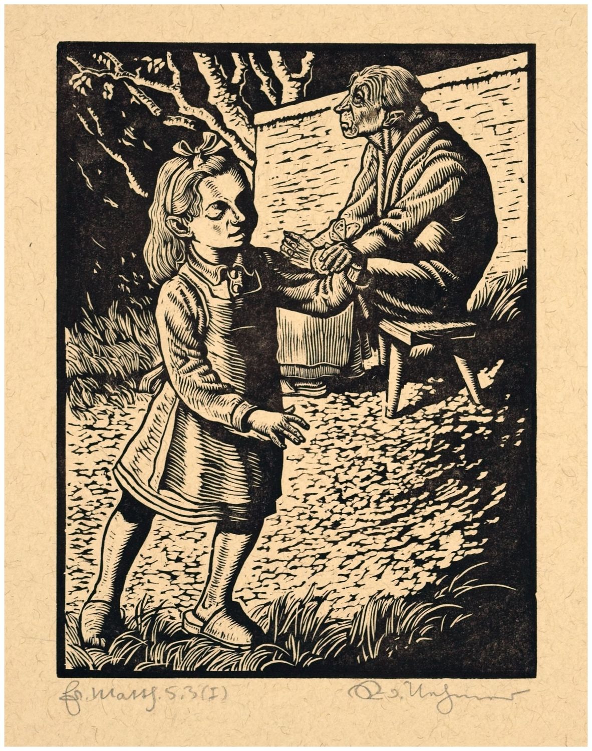 Nehmer, Rudolf (1912-1983), Selig sind, die da geistlich arm sind, 1948