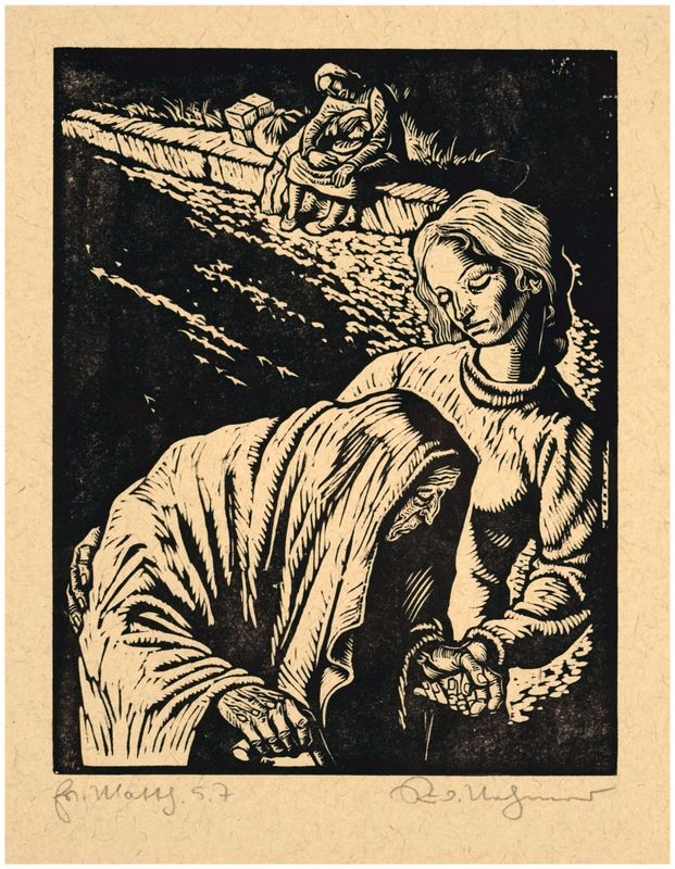 Nehmer, Rudolf (1912-1983), Selig sind die Barmherzigen, 1948