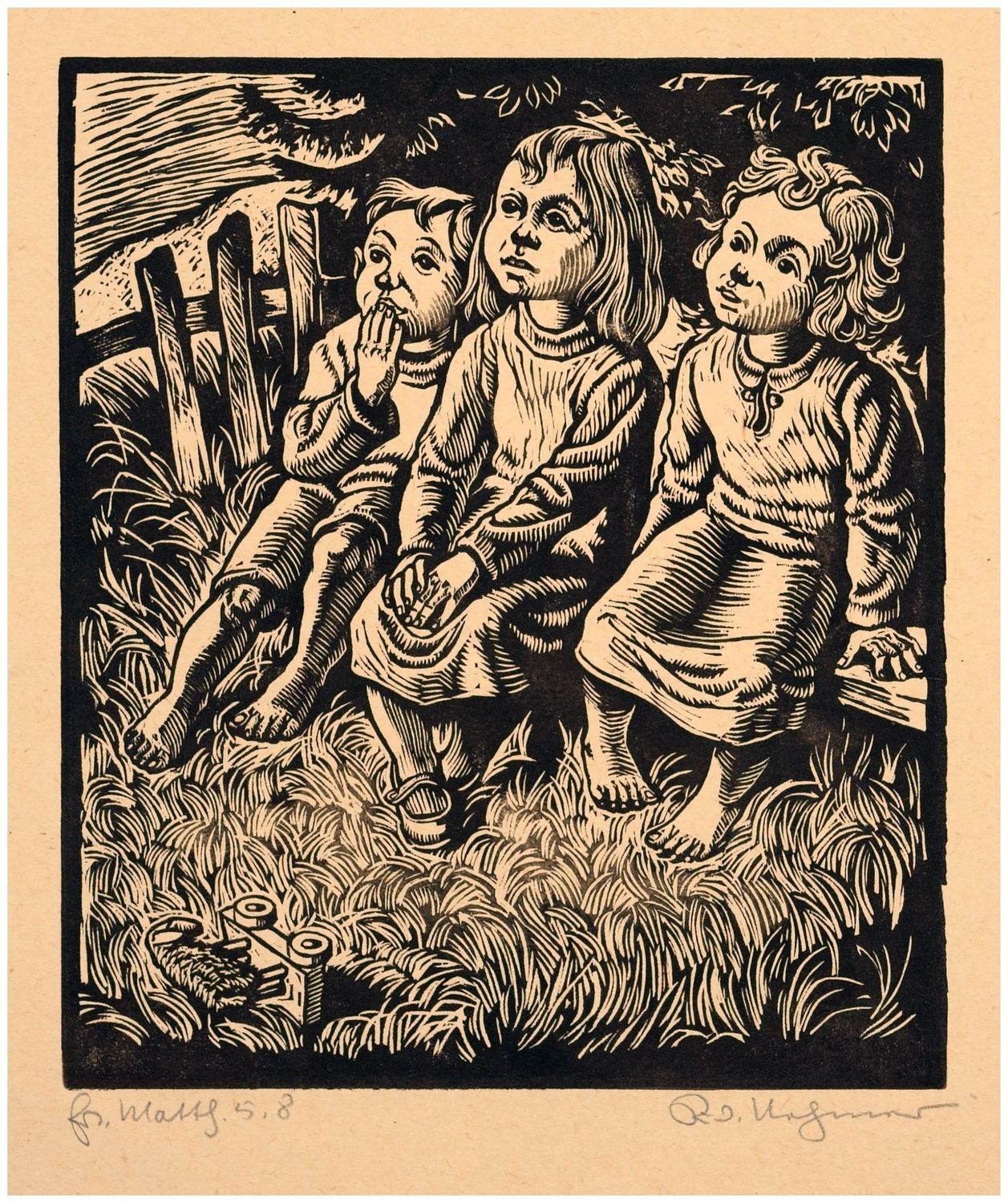 Nehmer, Rudolf (1912-1983), Selig sind, die reines Herzens sind, 1948