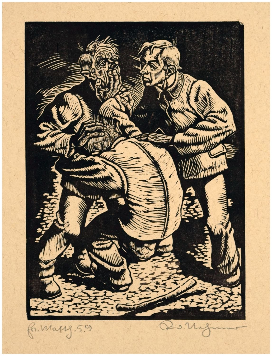 Nehmer, Rudolf (1912-1983), Selig sind die Friedfertigen, 1948