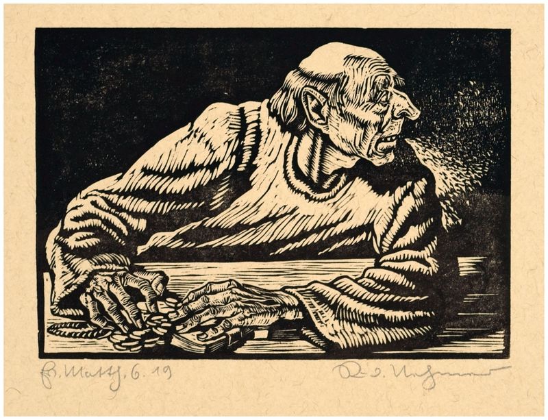 Nehmer, Rudolf (1912-1983), Greed, 1948 Nehmer, Rudolf (1912-1983), Greed, 1948