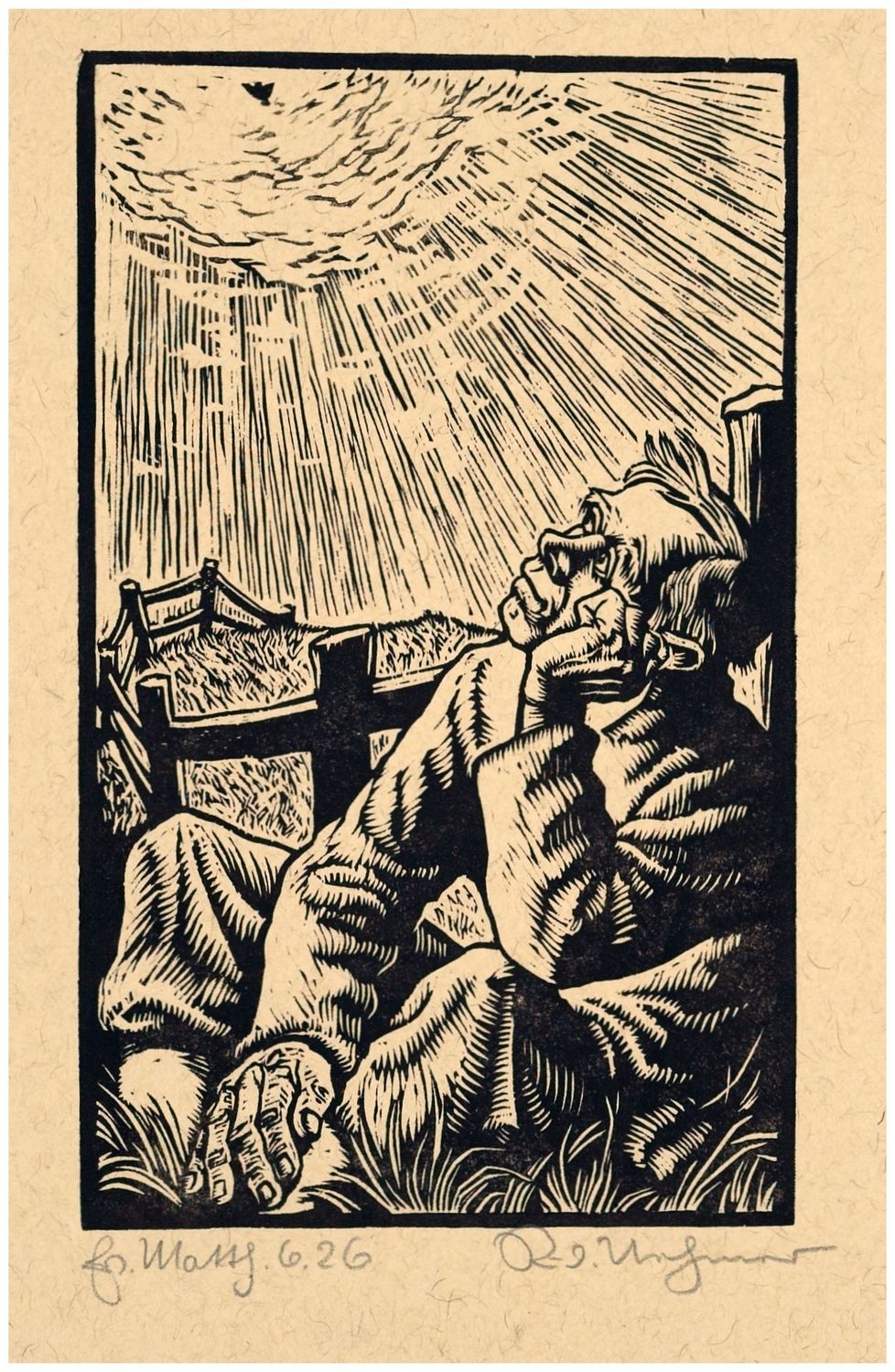 Nehmer, Rudolf (1912-1983), Die Vögel unter dem Himmel, 1948