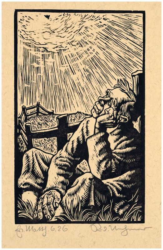 Nehmer, Rudolf (1912-1983), Die Vögel unter dem Himmel, 1948