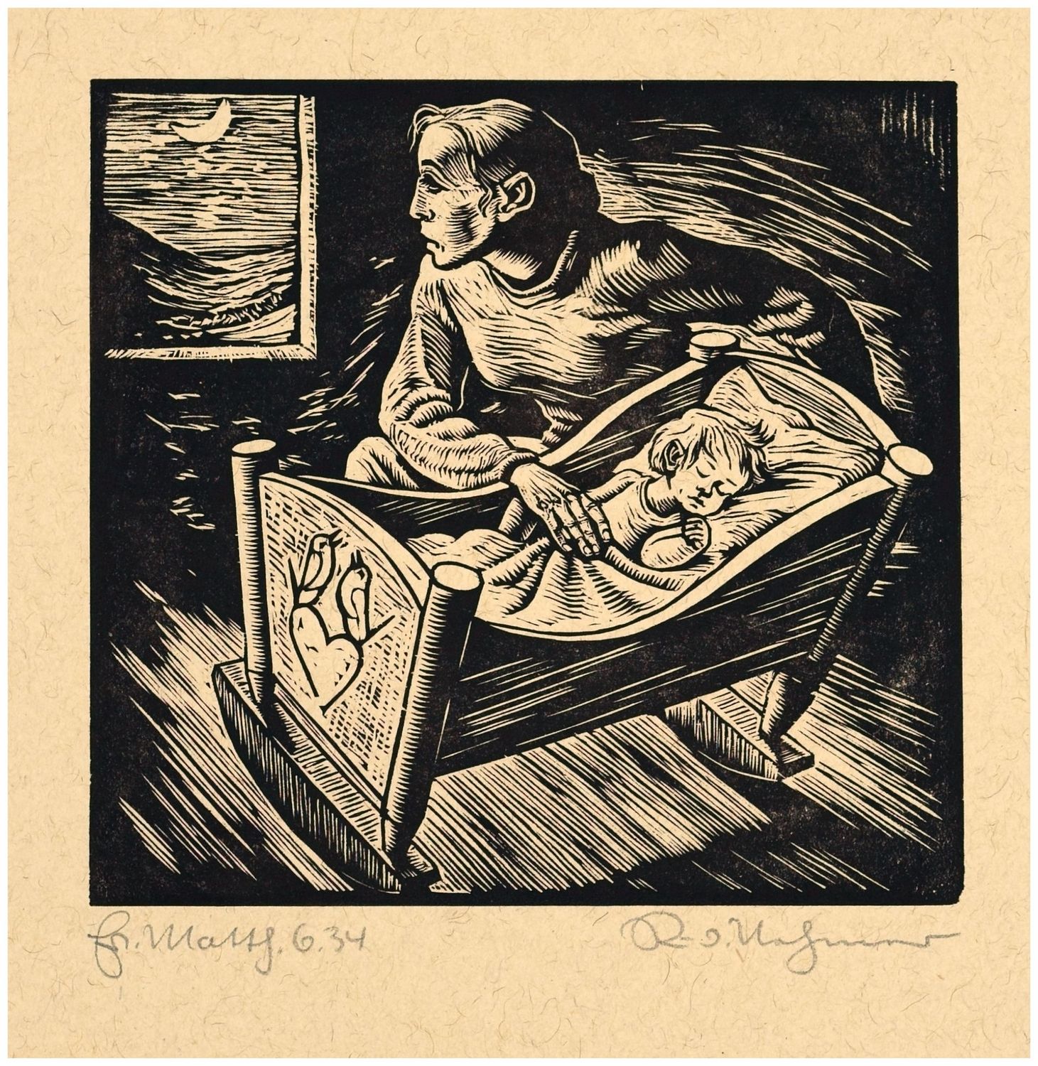 Nehmer, Rudolf (1912-1983), Die Neige des Tages, 1948