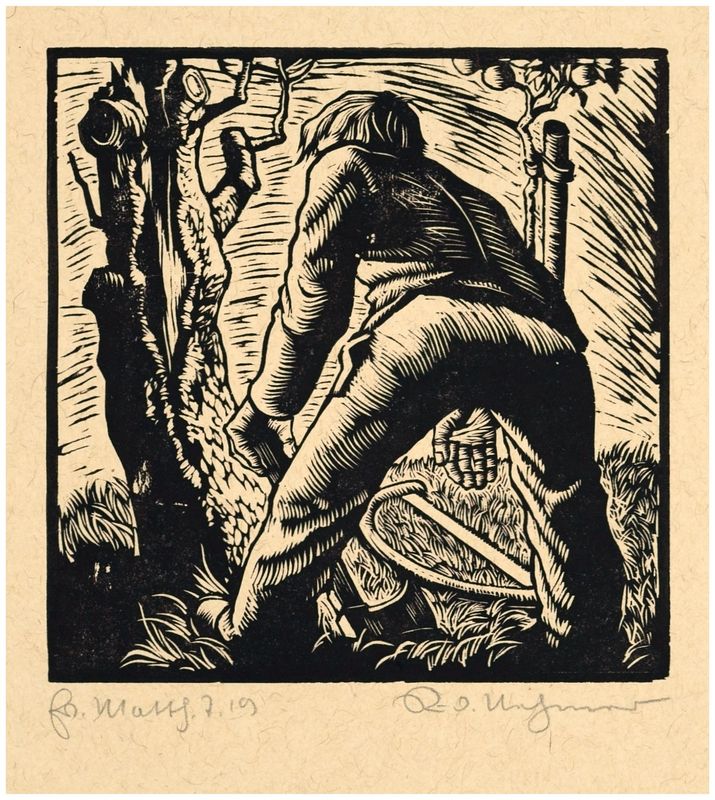 Nehmer, Rudolf (1912-1983), Der fruchtlose Baum, 1948