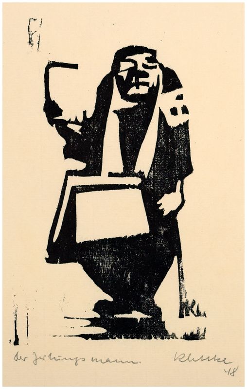 Klettke, Herbert (1923-1984), Der Zeitungsmann, 1948